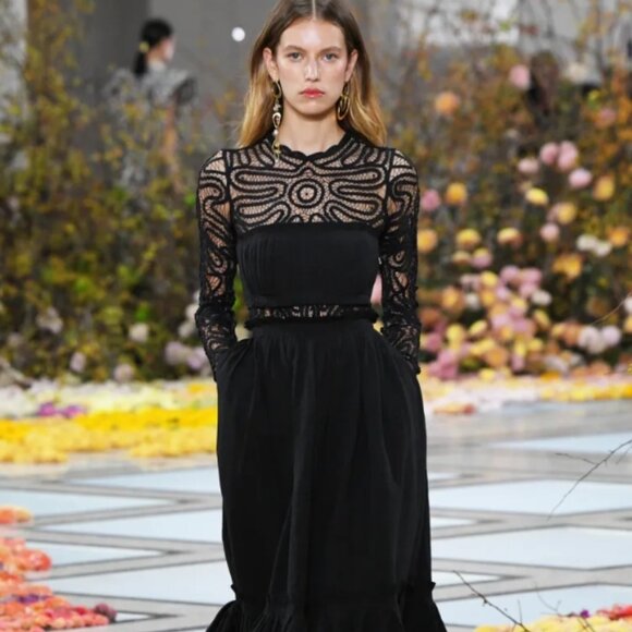 NWOT Spring 2023 Collection ULLA JOHNSON Nomi Lace Top in Pristine XS $890 - Picture 8 of 8